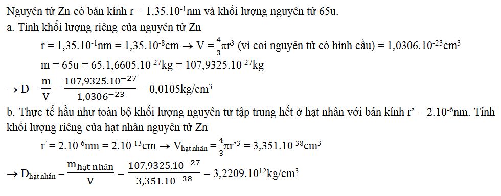 Bài 5 - Trang 9 - SGK Hóa học 10 - Ban Cơ bản