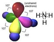 Sự hình thành liên kết trong phân tử amoniac