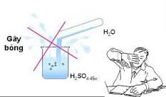 Nguy hại do pha loãng H2SO4 đặc không đúng cách